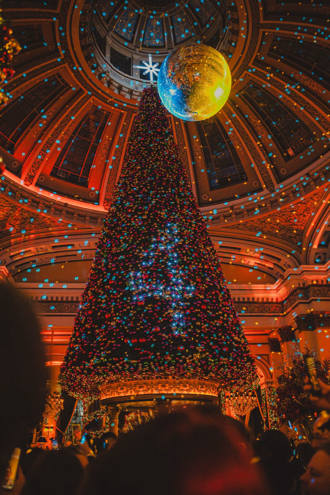 Elegant New Year's Eve table settings and celebration at The Dome Edinburgh